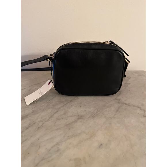 Ted Baker London Black Crossbody Purse with Gold Accents - Picture 3 of 5